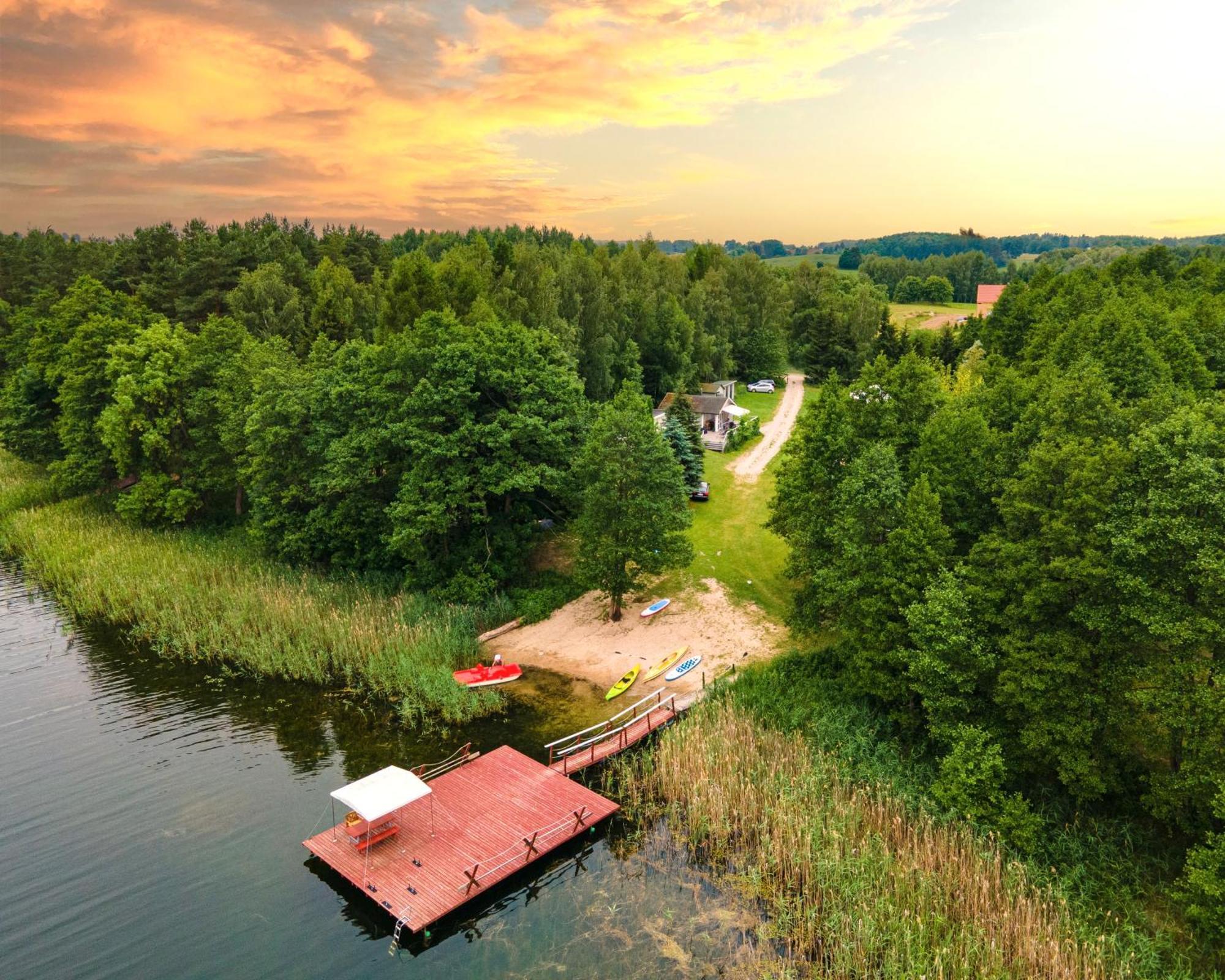 Mazurskie Chatki Mrągowo Exterior photo